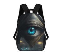 sinyumoney Eye of The Pyramid -2 Kids Backpack, Kids School Bag 3D Printed School Backpacks for Boys And Teenager School Students 17inch
