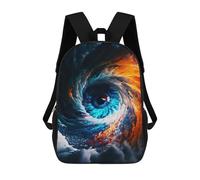 sinyumoney Eye of The Storm -2 Backpack Cartoon Plush Bag, 3D Backpack for Kids School Bag Birthday Gift Idea for Boys And Girls 17inch