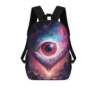 sinyumoney Eye of The Universe -1 Kids Backpack, Backpack School Bag, Backpacks Kids School 3D Printed School Bags for Elementary And Middle School Students Teens Birthday Gift 17inch