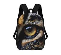 sinyumoney Eye of Tiger Backpack School Water Resistant Travel Backpack Computer Bag for Girls Boys Teenage 17inch