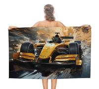 sinyumoney F1 Art Basics Towel Set Absorbent Quick Drying Beach Towel Luxury Hotel Quality Bathroom 130cm*80cm
