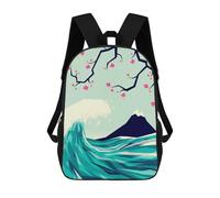 sinyumoney Falling in Love II Backpacks Kids School Backpack School Bag 3D Printed School Bag for Boys Elementary And Middle School Students 17inch