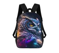 sinyumoney Fantastic Owl Backpack School Bag Water Resistant School Bag Business Backpack - Perfect for Travel, Work And Daily Use 17inch