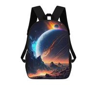 sinyumoney Fantasy Anime Landscape Backpack 3D Printed School Bag For Boys High Capacity Travel Backpacks Book Bags Boys School Bag Mochila 17inch