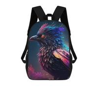 sinyumoney Fantasy Birds Backpack School Secondary Causal Travel High School Bags for Boys/Girls/Teenagers 17inch
