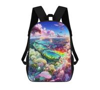 sinyumoney Fantasy Coral Reef Paradise School Backpack Daypacks Business Backpack Water Resistant Bookbag - Perfect for Travel, Work And Daily Use 17inch