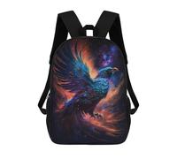 sinyumoney Fantasy Cosmic Bird Art Print School Bags Water Resistant Travel Backpack Computer Bag for Teenage Girls Boys Women Men 17inch
