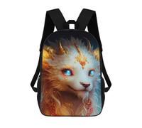 sinyumoney Fantasy Creature Art Print-6 School Backpack High Secondary School Bags Casual Backpack for Girl, Teen Girls 17inch