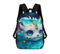 sinyumoney Fantasy Cute Baby Dragon Children's Backpacks 17inch School Backpack 3D Printed Bag Bookbag for Kids Travel Rucksacks Boy Girl Book Bags Kids School Bag