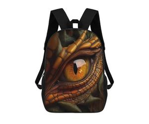 sinyumoney Fantasy Dragon Orange Eye Children's Backpacks School Backpack 3D Printed for Kids Travel Rucksacks Book Bags Kids 17inch School Bag