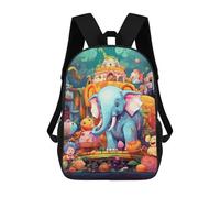 sinyumoney Fantasy Elephant Adventure Backpack School Computer Rucksack for School/Work/Travel for Boys/Girls/Teenagers 17inch