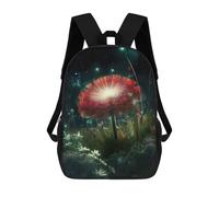 sinyumoney Fantasy Fairy Flower Backpacks Kids School Backpack School Bag 3D Printed School Bag for Boys Elementary And Middle School Students 17inch