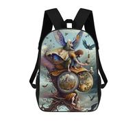sinyumoney Fantasy Flight A Whimsical Journey Through Imagination School Bags Business Laptop Rucksack Bag Unisex Casual Daypack for Camping Outdoor Adventures And Daily Travel 17inch