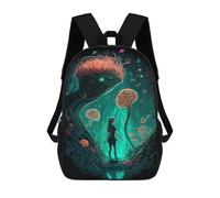 sinyumoney Fantasy Forest Adventure Backpack School Bag Daypacks Business Backpack Water Resistant Bookbag for Girls Boys Teenage 17inch
