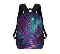 sinyumoney Fantasy Forest Portal School Backpack for Girls Backpack Water Repellent Casual Daypack Lightweight Rucksack Boy Girl School Backpack 17inch