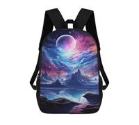 sinyumoney Fantasy Galaxy Landscape -6 School Bags Lightweight Schoolbag Dayback Bookbag College for Boys/Girls/Teenagers 17inch