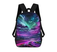 sinyumoney Fantasy Galaxy Landscape Backpack School Bag Rucksack Casual Daypacks School Work Travel Bag for Teenage Girls Boys Women Men 17inch