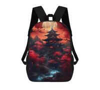 sinyumoney Fantasy Japan 01 School Backpack Work Laptop Backpack Rucksack Bag for Camping Outdoor Adventures And Daily Travel 17inch