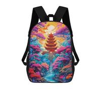 sinyumoney Fantasy Japan 05 Backpack School Bag Water Resistant Computer Rucksack for Campus Outdoor Travel Sports 17inch