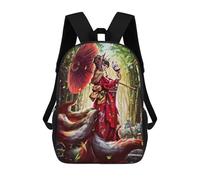 sinyumoney Fantasy Japan Old School Backpack Large School Backpack for Boys for Campus Outdoor Travel Sports 17inch