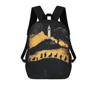 sinyumoney Fantasy Journey to The Tower School Backpack School Secondary High School College Backpack Travel for Men/Women 17inch