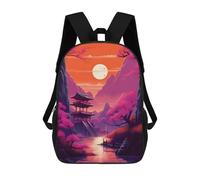 sinyumoney Fantasy Landscape 20 Backpack School Bag Secondary Causal Travel High School Bags - Perfect for Travel, Work And Daily Use 17inch