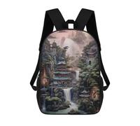 sinyumoney Fantasy Landscape 54 School Bags Water Resistant Travel Backpack Computer Bag for School/Work/Travel 17inch