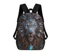 sinyumoney Fantasy Lion Head Art Print School Bags Water Resistant Travel Backpack Computer Bag for Teenage Girls Boys Women Men 17inch