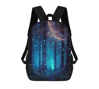 sinyumoney Fantasy Magic Lights School Backpack Work Laptop Backpack Rucksack Bag for Camping Outdoor Adventures And Daily Travel 17inch