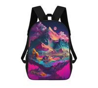 sinyumoney Fantasy Mountain Reflections Backpack School Computer Rucksack for School/Work/Travel for Boys/Girls/Teenagers 17inch