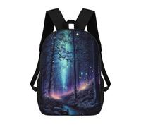 sinyumoney Fantasy Night Backpacks Children's Backpacks School Bag 3D Printed Children's School Backpack Fashion Travel Backpacks for Kids Elementary Middle School 17inch