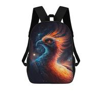 sinyumoney Fantasy Phoenix Artwork Backpack School Bag Travel College Rucksack Backpacks for Girl, Teen Girls 17inch