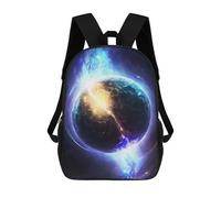 sinyumoney Fantasy Planet Backpack School Lightweight Airport College Students Back Pack for Campus Outdoor Travel Sports 17inch