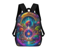 sinyumoney Fantasy Portal to Another World -5 Backpack School Lightweight Airport College Students Back Pack for Men, Women & Teenage Boys 17inch