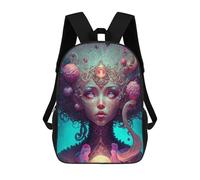 sinyumoney Fantasy Queen's Crown School Bags Lightweight Casual Daypack School Backpacks for School/Work/Travel 17inch