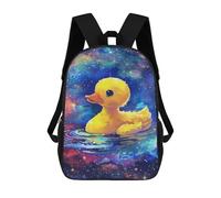 sinyumoney Fantasy Rubber Duck Painting School Bags Large Water Resistant Laptop Backpack - Perfect for Travel, Work And Daily Use 17inch