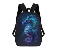 sinyumoney Fantasy Seahorse Art Print-1 Backpack School Bag Computer Rucksack for School/Work/Travel for Camping Outdoor Adventures And Daily Travel 17inch