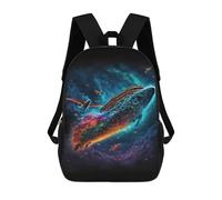 sinyumoney Fantasy Ship in Rainbow Sky Rucksack Business Laptop Rucksack Bag Unisex Casual Daypack for Girls Boys Teenage 17inch