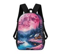sinyumoney Fantasy Snowscape Backpack School Business Laptop Rucksack Bag Unisex Casual Daypack for Teenage Girls Boys Women Men 17inch