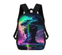 sinyumoney Fantasy Tree of Colors Rucksack Rucksack Casual Daypacks School Work Travel Bag for Camping Outdoor Adventures And Daily Travel 17inch