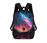 sinyumoney Fantasy Universe Landscape School Backpack Large Water Resistant Laptop Backpack for Girls Boys Teenage 17inch
