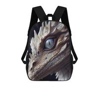 sinyumoney Fantasy White Dragon Children's Backpacks School Backpack 3D Printed Backpack for Kids Travel Rucksacks Book Bags Kids School Bag 17inch