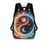 sinyumoney Fantasy Yin And Yang Backpack School Large Water Resistant Laptop Backpack for Teenage Girls Boys Women Men 17inch