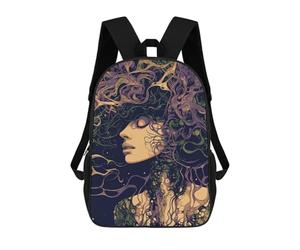 sinyumoney Feelings 2 Backpack School Lightweight Schoolbag Dayback Bookbag College for Men/Women 17inch