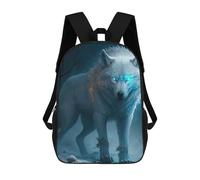 sinyumoney Fenrir The Norse Wolf Backpack School Water Resistant Computer Rucksack for Boys/Girls/Teenagers 17inch