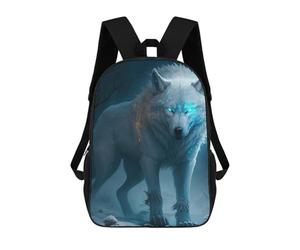 sinyumoney Fenrir The Norse Wolf Backpack School Water Resistant Computer Rucksack for Boys/Girls/Teenagers 17inch
