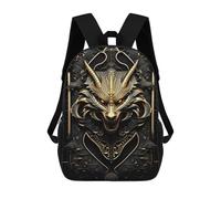 sinyumoney Ferocious Dragons Wrath 17 Inch Kids Backpack Fashion Fun Backpack Book Bag for Boys And Teenager 3D Printed for Boys