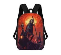 sinyumoney Ferryman of The Underworld School Bags Large Water Resistant Laptop Backpack for Campus Outdoor Travel Sports 17inch