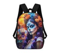 sinyumoney Festive And Mysterious Backpack, Children's Backpack, Student School Bag Bookbag Rucksack, 3D Printed School Bag for Boys Girls 17inch