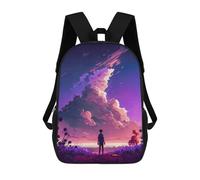 sinyumoney Field Dreams A Whimsical Journey School Bags Daypacks Business Backpack Water Resistant Bookbag for Boys/Girls/Teenagers 17inch